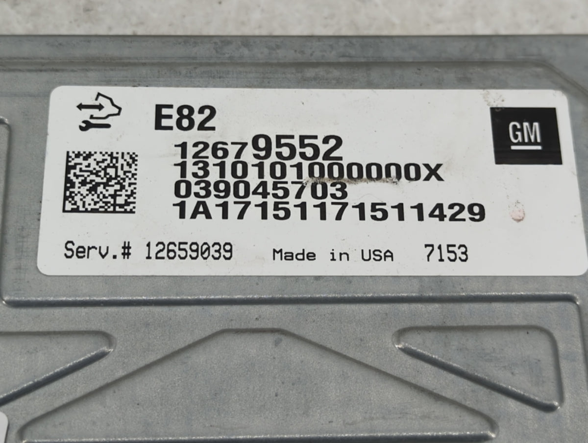 2017-2020 Cadillac Xt5 PCM Engine Control Computer ECU ECM PCU OEM P/N:039045703 12679552 Fits 2016 2017 2018 2019 2020 2021