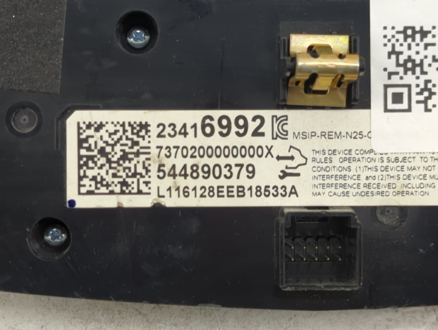 2017-2020 Cadillac Xt5 Climate Control Module Temperature AC/Heater Replacement P/N:23416992 544890379 Fits OEM Used Auto Pa