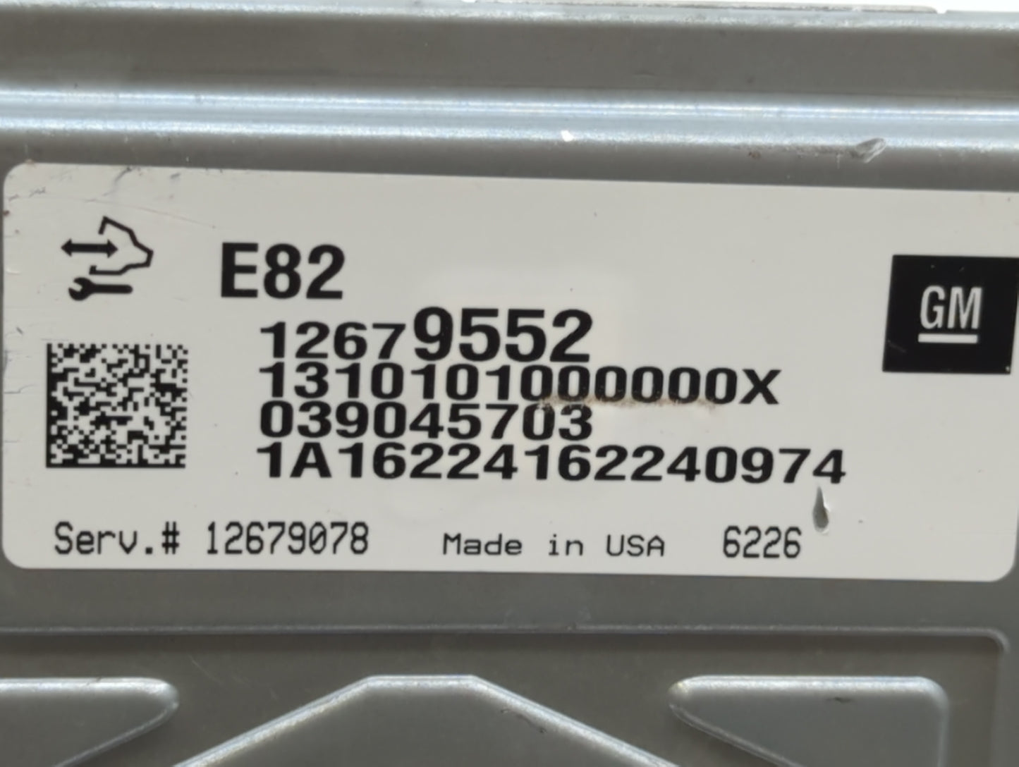 2017-2018 Cadillac Xt5 PCM Engine Control Computer ECU ECM PCU OEM P/N:12679552 12679078, 12698026 Fits Fits 2016 2017 2018 