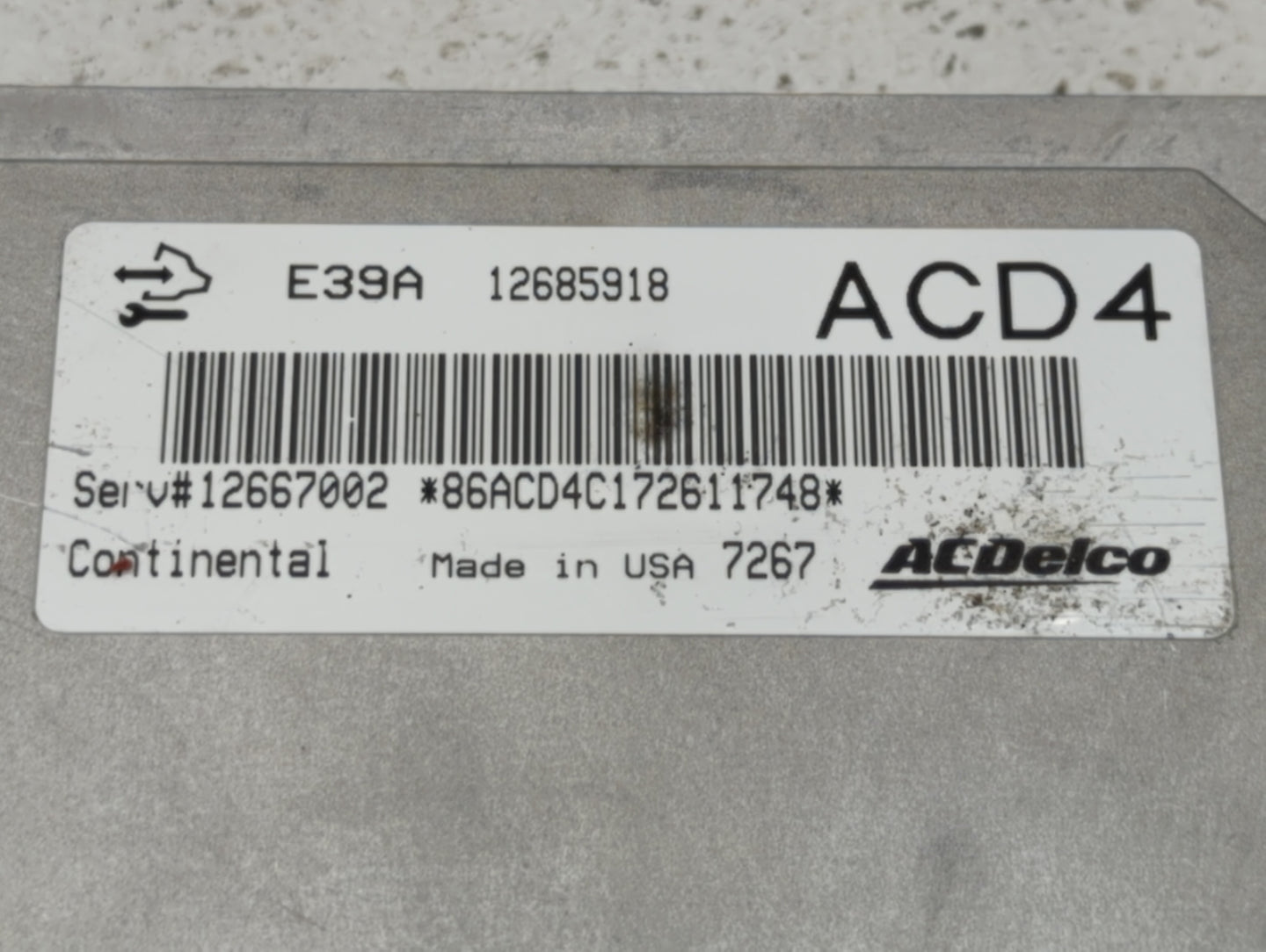 2017 Cadillac Xt5 PCM Engine Control Computer ECU ECM PCU OEM P/N:12667189 12667002, 12685918, 12670801 Fits Fits 2018 2019 