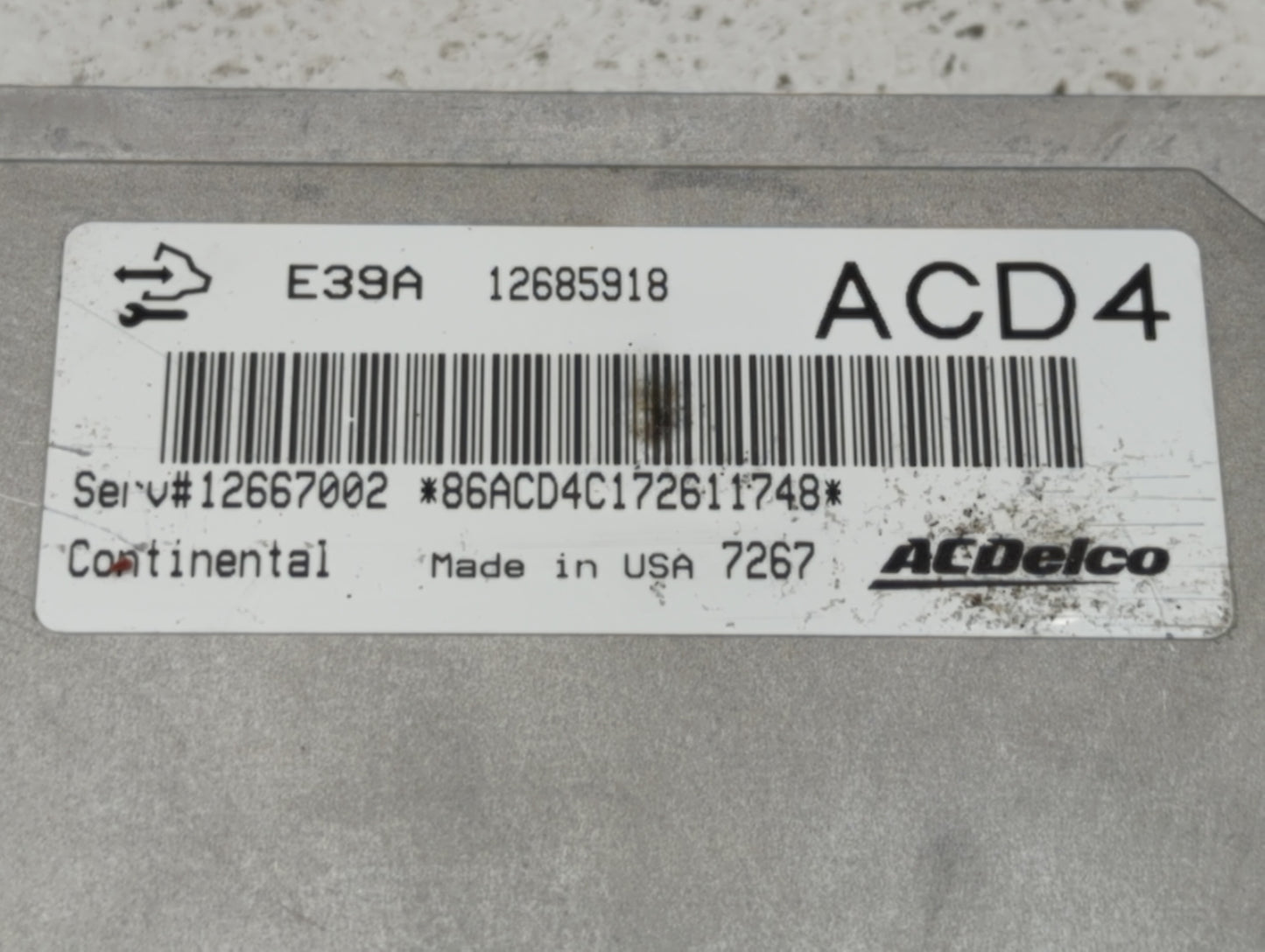 2017 Cadillac Xt5 PCM Engine Control Computer ECU ECM PCU OEM P/N:12667189 12667002, 12685918, 12670801 Fits Fits 2018 2019 