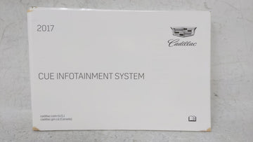 2017 Cadillac Xt5 Owners Manual Book Guide OEM Used Auto Parts