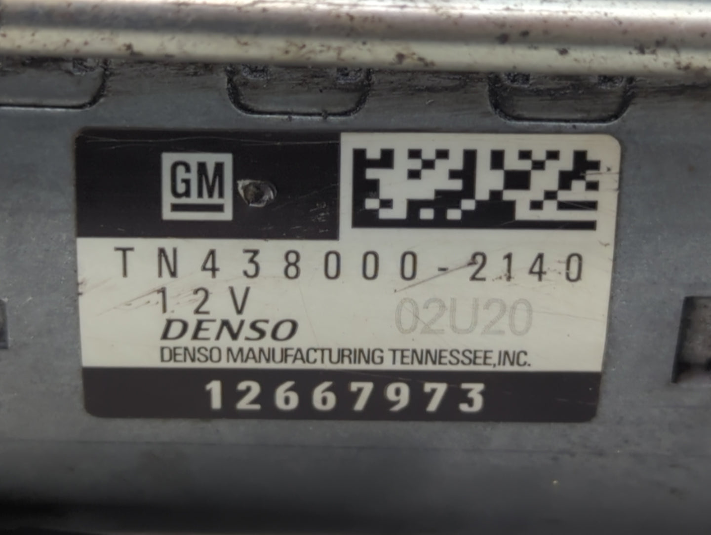 2017-2020 Cadillac Xt5 Car Starter Motor Solenoid OEM P/N:TN438000-2140 12667973 Fits Fits 2016 2017 2018 2019 2020 2021 202