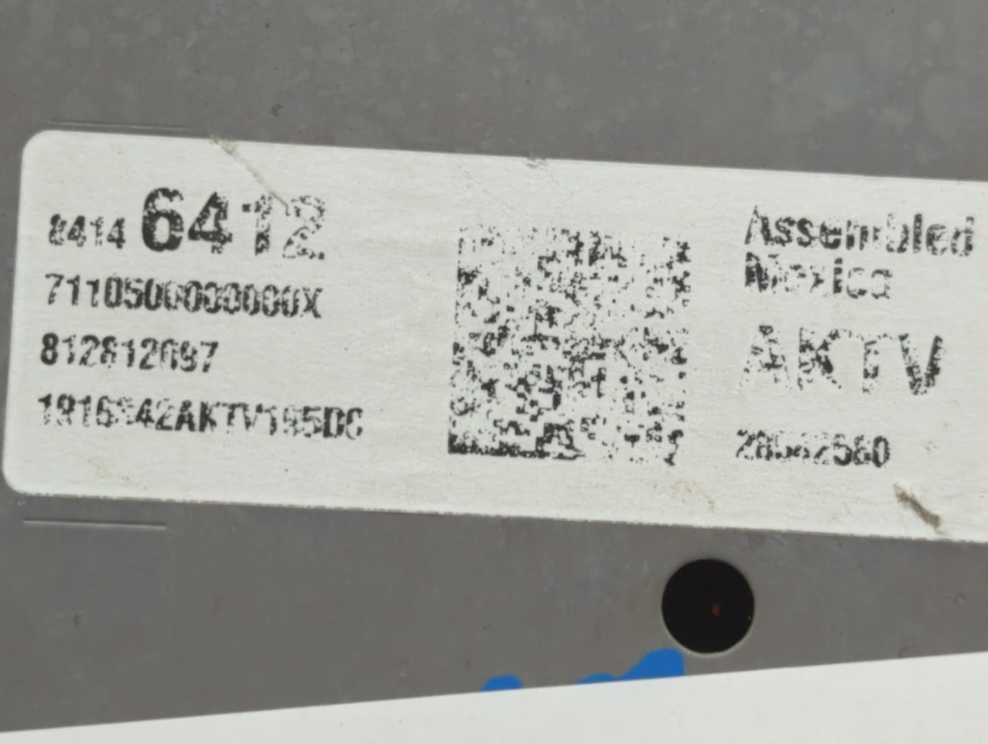 2017 Cadillac Xt5 Instrument Cluster Speedometer Gauges P/N:84146412 Fits OEM Used Auto Parts - Oemusedautoparts1.com