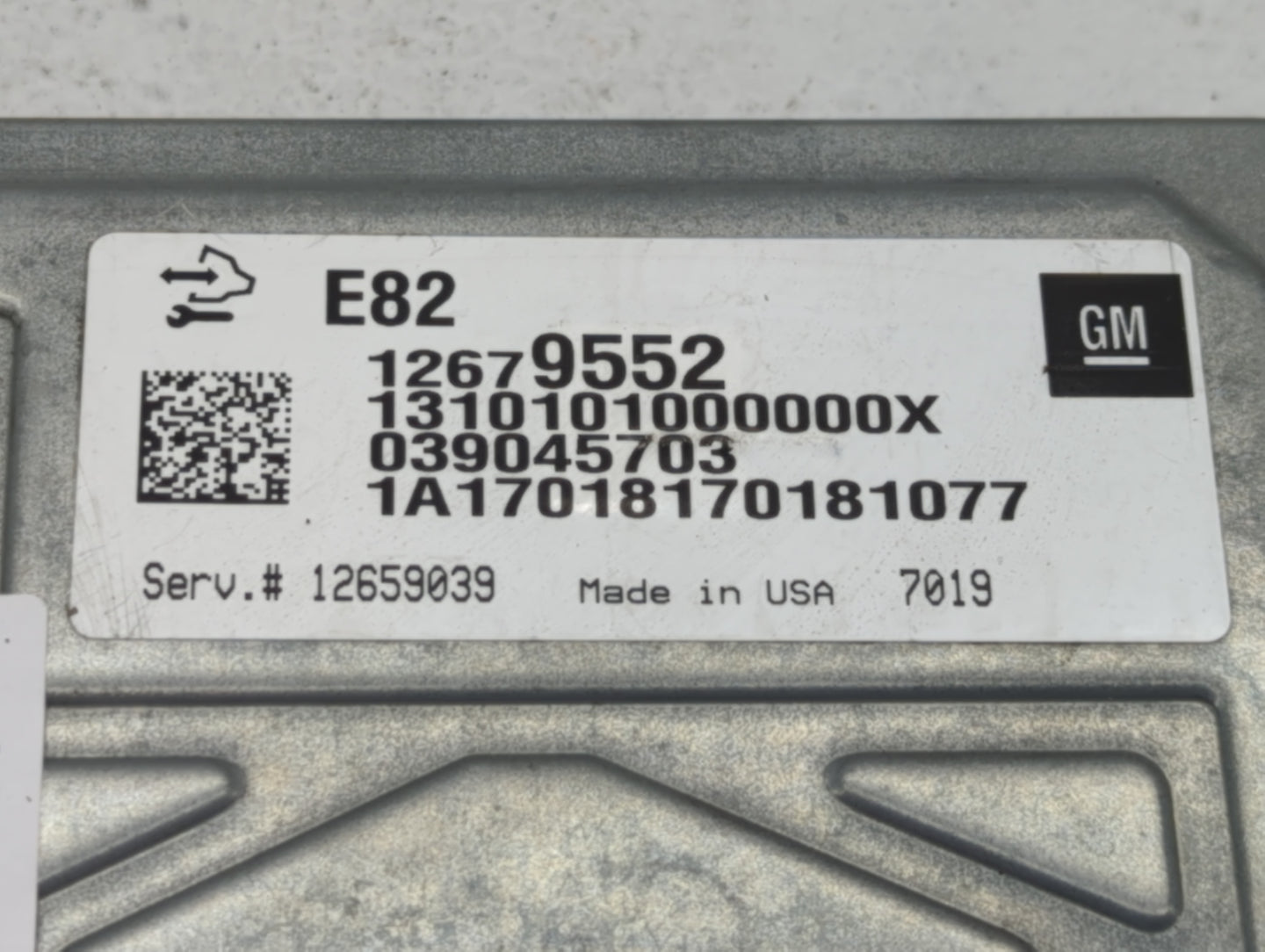2017-2020 Cadillac Xt5 PCM Engine Control Computer ECU ECM PCU OEM P/N:12679552 Fits Fits 2016 2017 2018 2019 2020 2021 2022