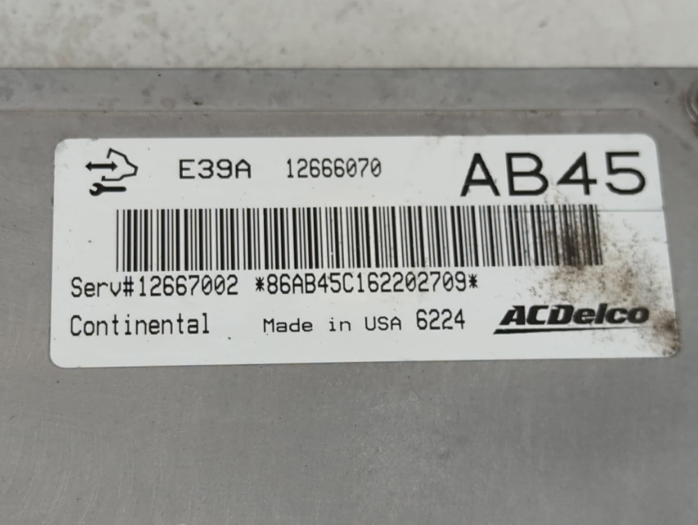 2017-2019 Cadillac Xts PCM Engine Control Computer ECU ECM PCU OEM P/N:E39A12666070 Fits Fits 2017 2018 2019 2020 OEM Used A