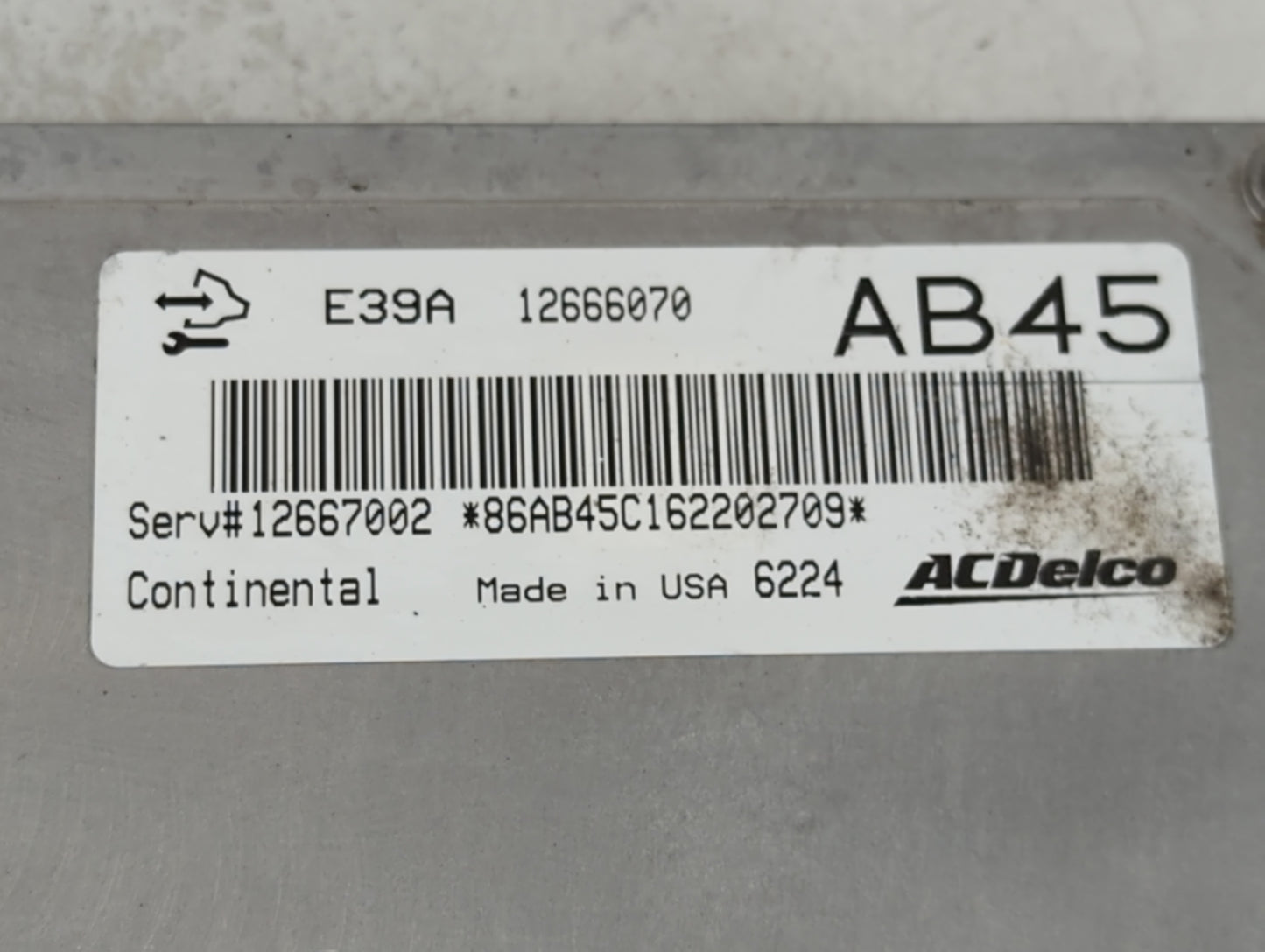 2017-2019 Cadillac Xts PCM Engine Control Computer ECU ECM PCU OEM P/N:E39A12666070 Fits Fits 2017 2018 2019 2020 OEM Used A