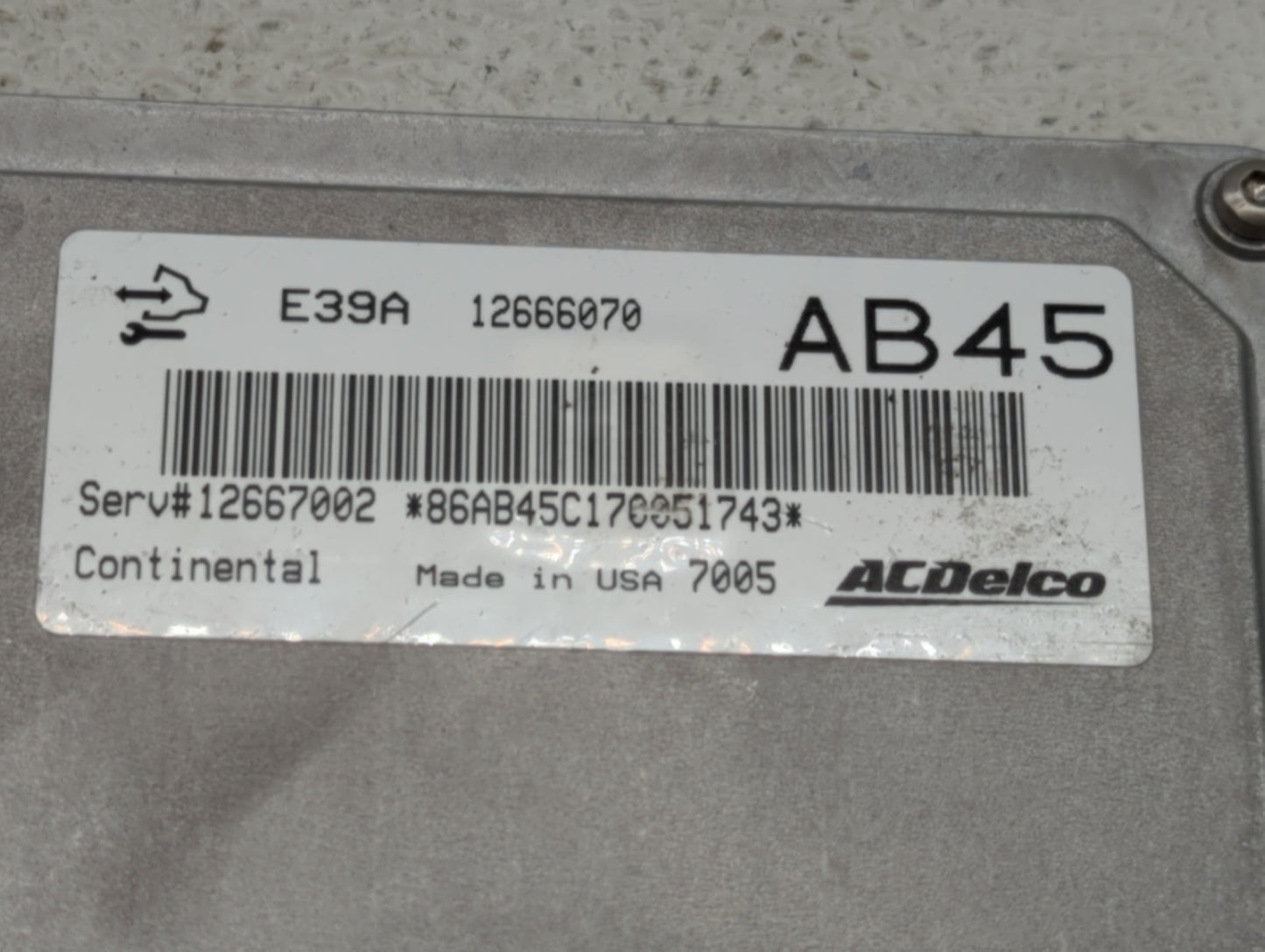 2017-2019 Cadillac Xts PCM Engine Control Computer ECU ECM PCU OEM P/N:12667002 Fits Fits 2017 2018 2019 OEM Used Auto Parts