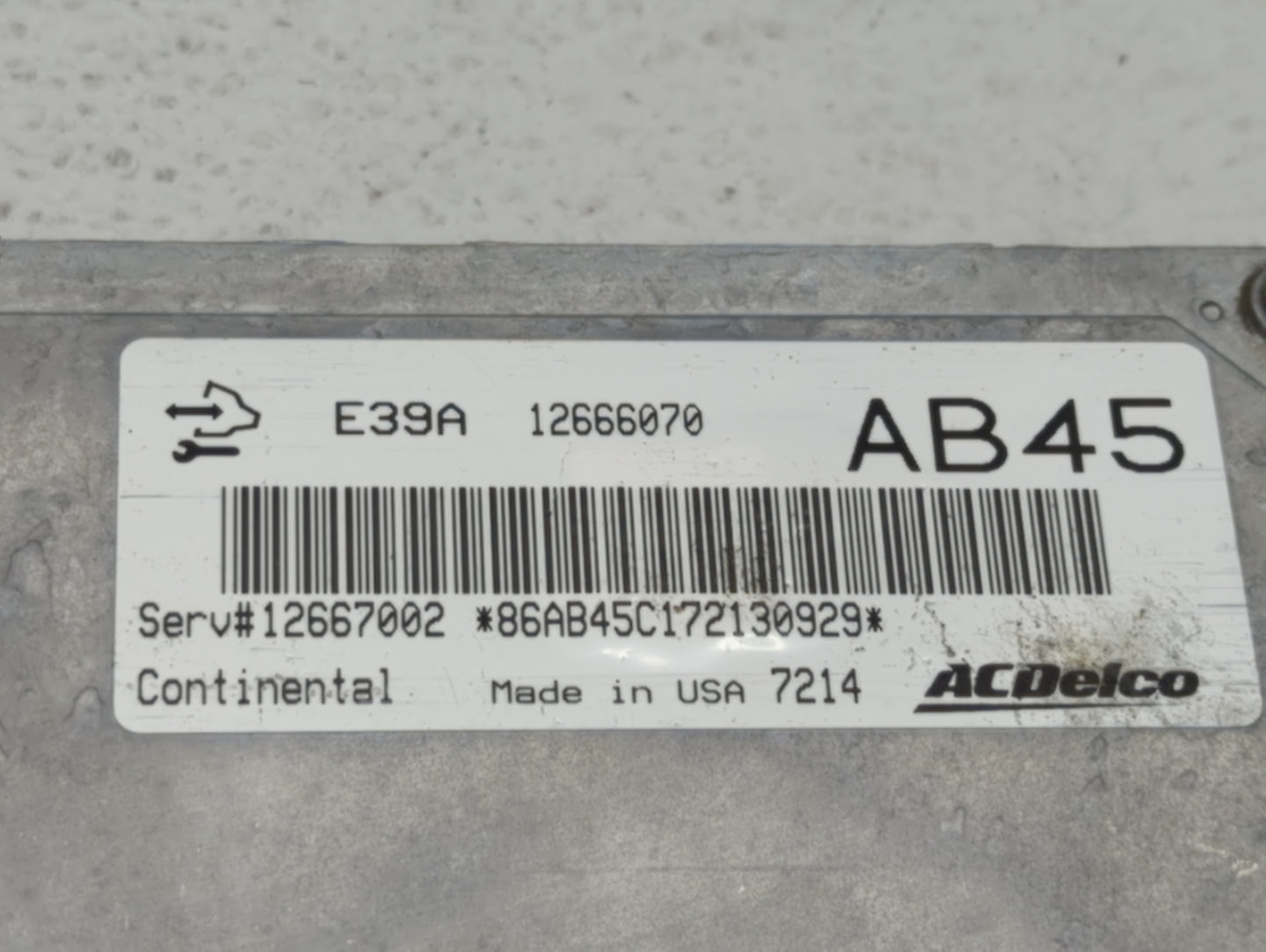 2017-2019 Cadillac Xts PCM Engine Control Computer ECU ECM PCU OEM P/N:12666070 Fits Fits 2017 2018 2019 2020 OEM Used Auto 