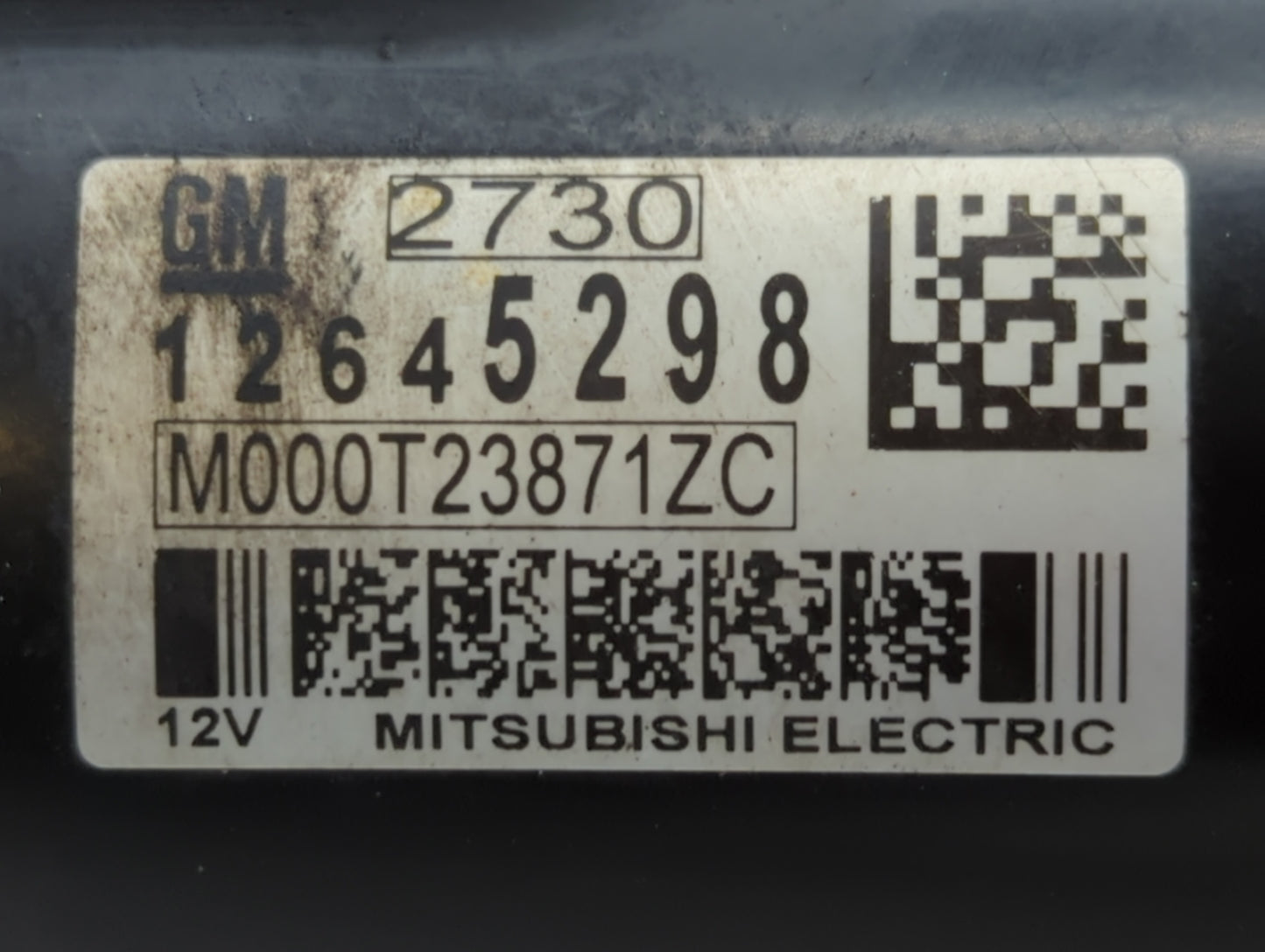 2013-2019 Cadillac Xts Car Starter Motor Solenoid OEM P/N:12645298 Fits OEM Used Auto Parts - Oemusedautoparts1.com