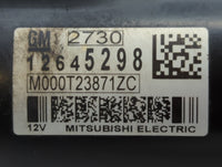 2013-2019 Cadillac Xts Car Starter Motor Solenoid OEM P/N:12645298 Fits OEM Used Auto Parts - Oemusedautoparts1.com