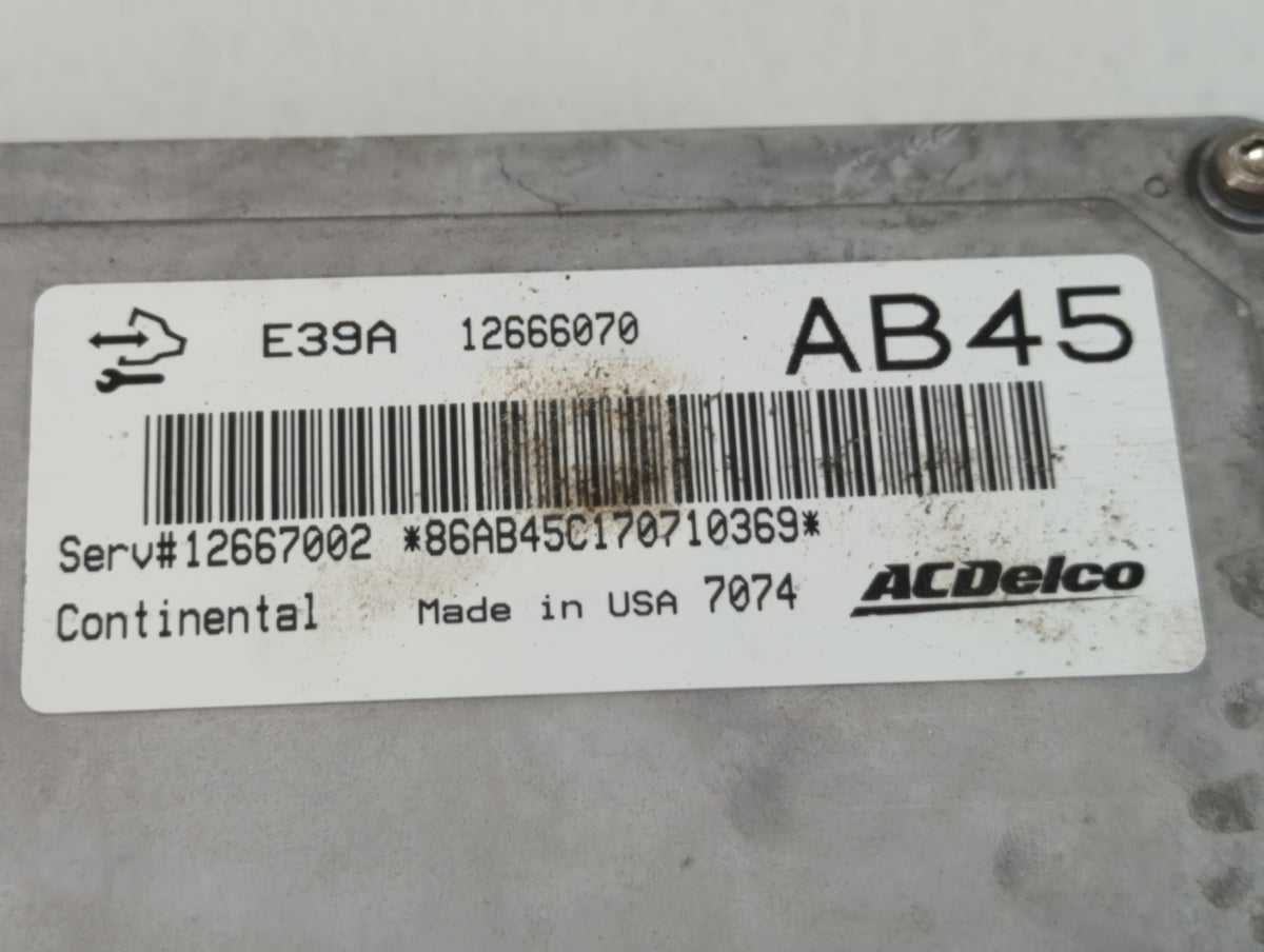 2017-2019 Cadillac Xts PCM Engine Control Computer ECU ECM PCU OEM P/N:12666070 Fits 2017 2018 2019 2020 OEM Used Auto Parts