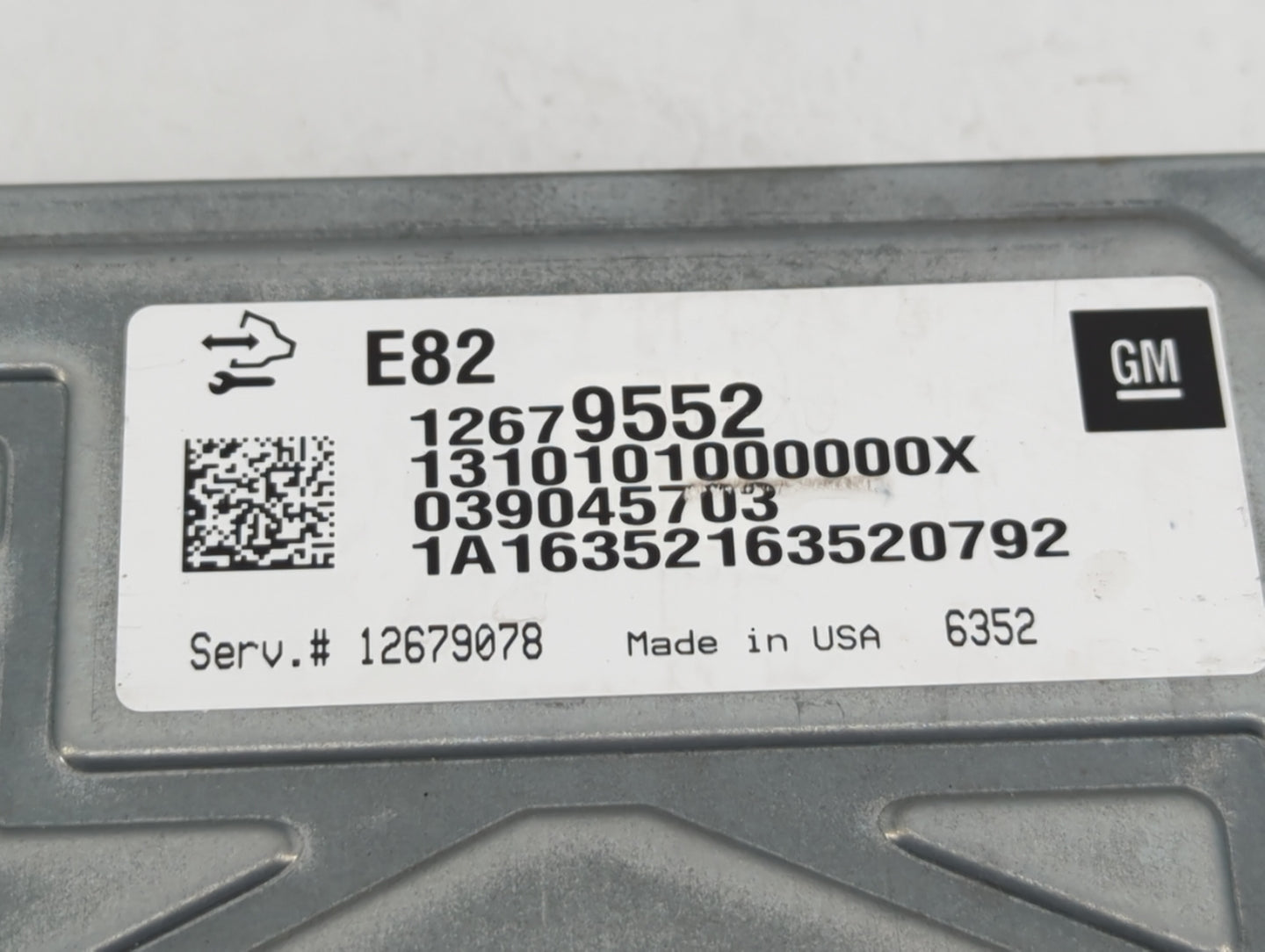 2017 Cadillac Xts PCM Engine Control Computer ECU ECM PCU OEM P/N:12679552 E82 Fits Fits 2016 2018 2019 2020 2021 2022 OEM U