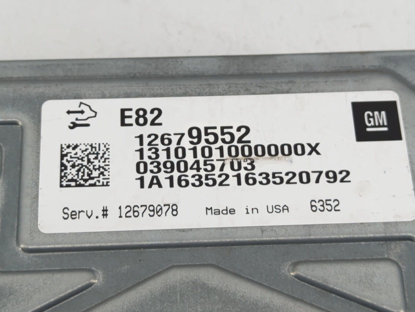 2017 Cadillac Xts PCM Engine Control Computer ECU ECM PCU OEM P/N:12679552 E82 Fits Fits 2016 2018 2019 2020 2021 2022 OEM U