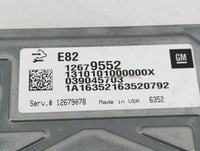 2017 Cadillac Xts PCM Engine Control Computer ECU ECM PCU OEM P/N:12679552 E82 Fits Fits 2016 2018 2019 2020 2021 2022 OEM U