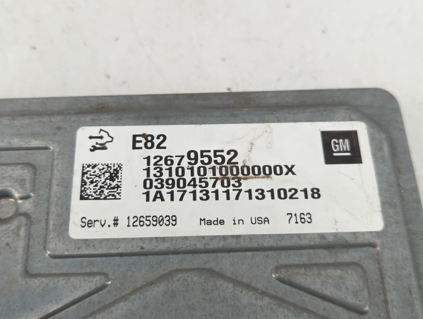 2017-2019 Cadillac Xts PCM Engine Control Computer ECU ECM PCU OEM P/N:12679552 E82 Fits Fits 2017 2018 2019 2020 OEM Used A