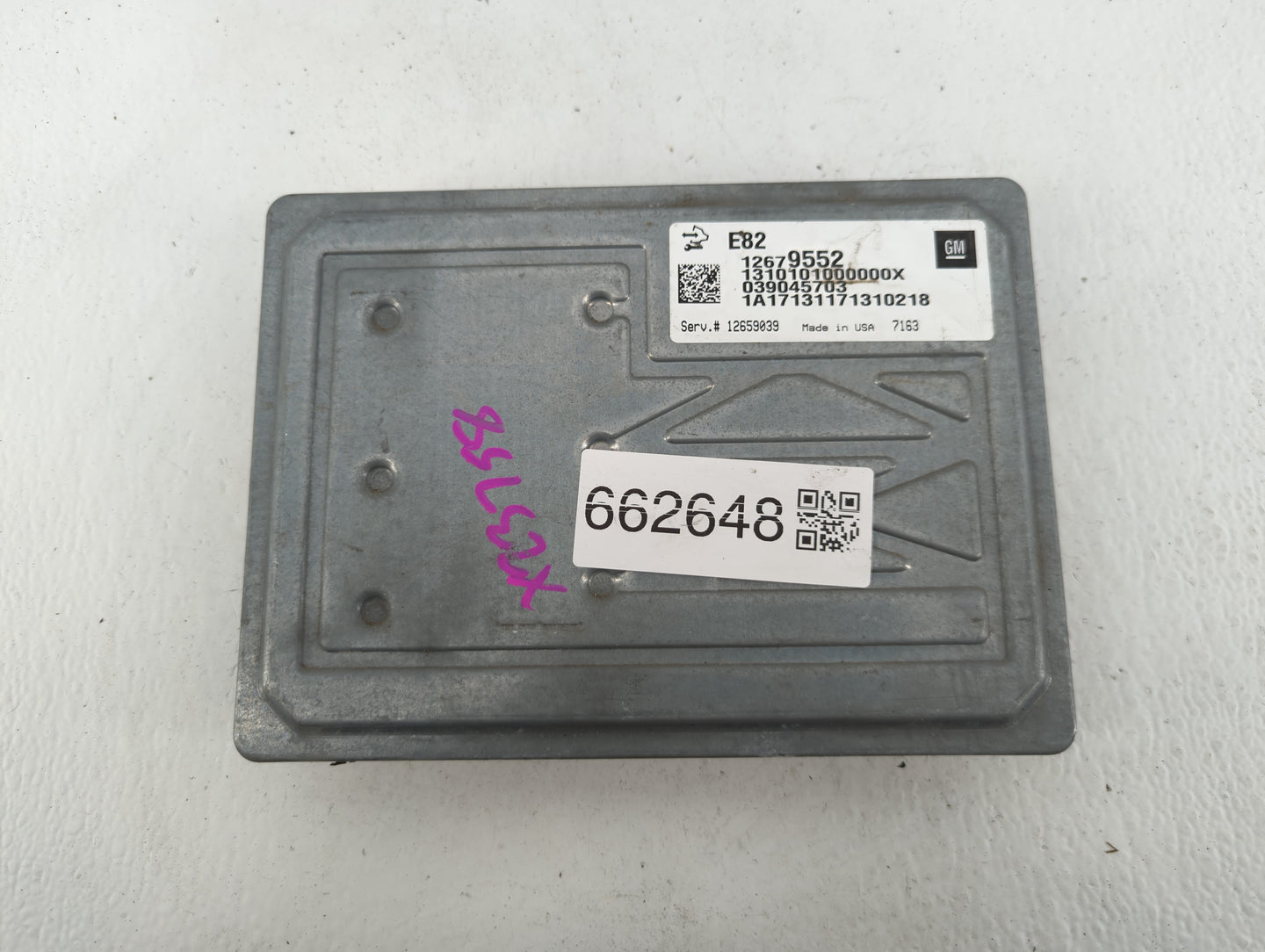 2017-2019 Cadillac Xts PCM Engine Control Computer ECU ECM PCU OEM P/N:12679552 E82 Fits Fits 2017 2018 2019 2020 OEM Used A