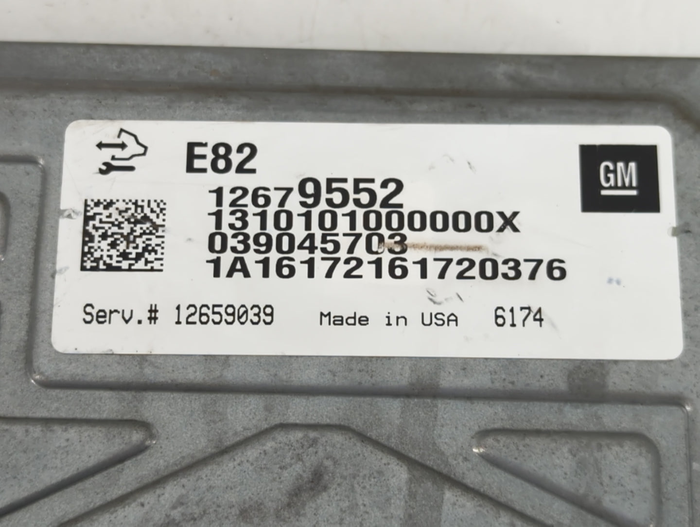 2017-2019 Cadillac Xts PCM Engine Control Computer ECU ECM PCU OEM P/N:12679552 E82 Fits Fits 2017 2018 2019 2020 OEM Used A