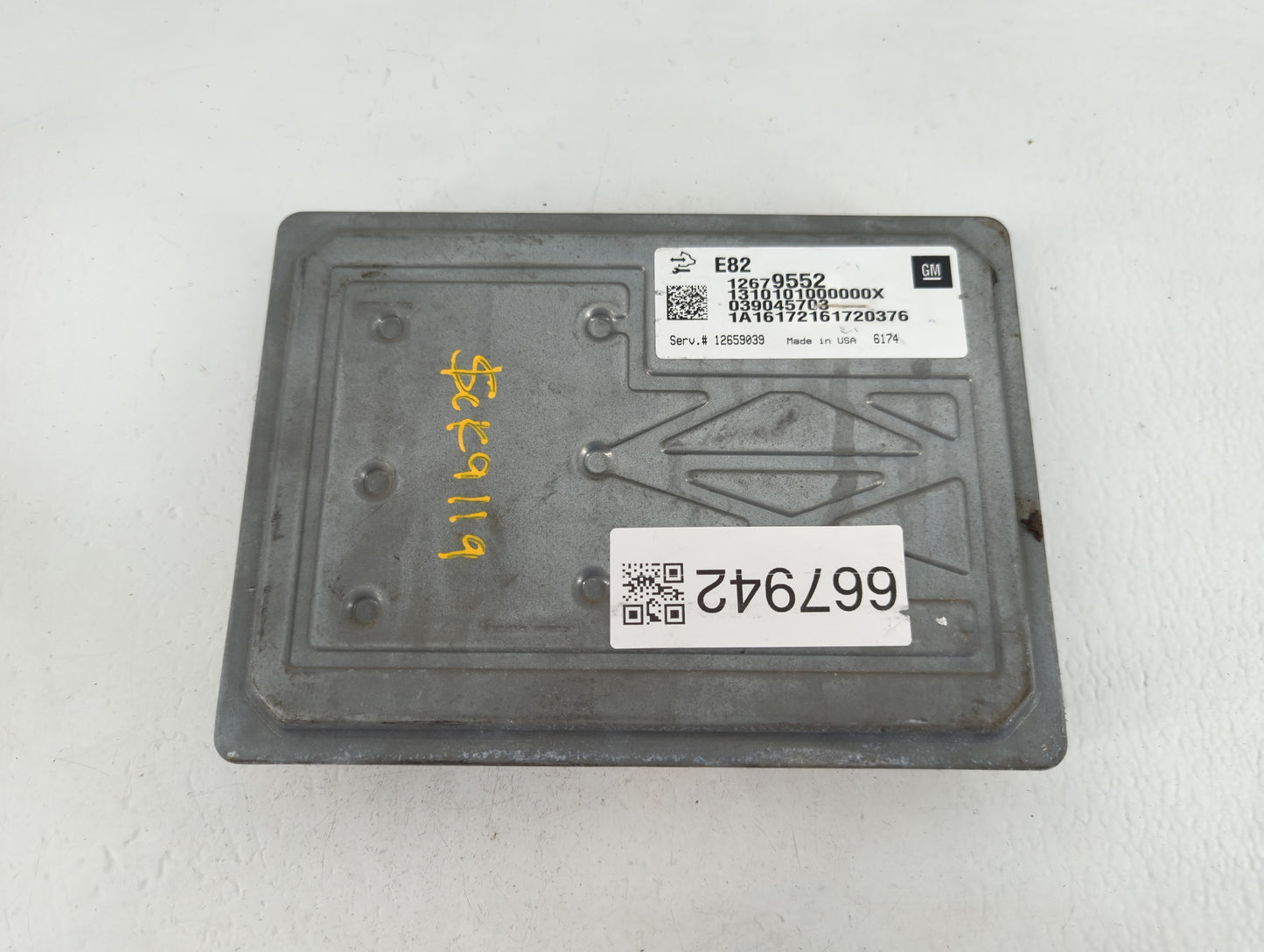 2017-2019 Cadillac Xts PCM Engine Control Computer ECU ECM PCU OEM P/N:12679552 E82 Fits Fits 2017 2018 2019 2020 OEM Used A