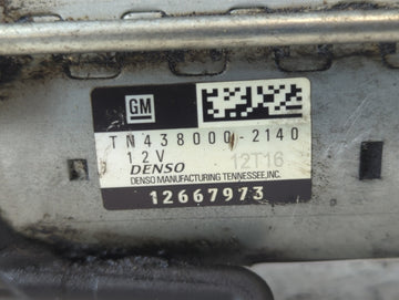 2017 Cadillac Xts Car Starter Motor Solenoid OEM P/N:TN438000-2140 Fits Fits 2016 2018 2019 2020 2021 2022 OEM Used Auto Parts
