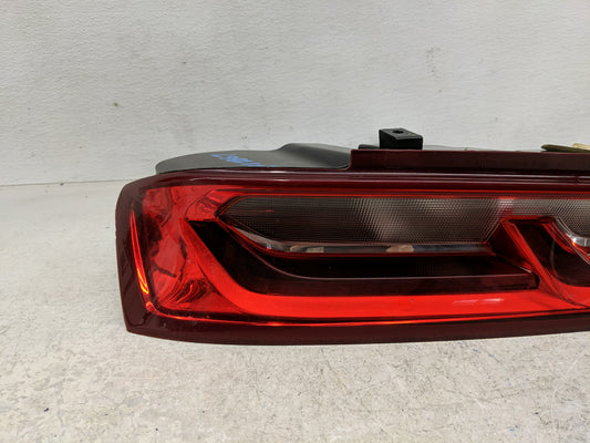 2016-2018 Chevrolet Camaro Tail Light Assembly Driver Left OEM P/N:F00HTG404913 Fits Fits 2016 2017 2018 OEM Used Auto Parts