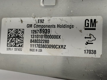 2017 Chevrolet Camaro PCM Engine Control Computer ECU ECM PCU OEM P/N:12678939 Fits OEM Used Auto Parts