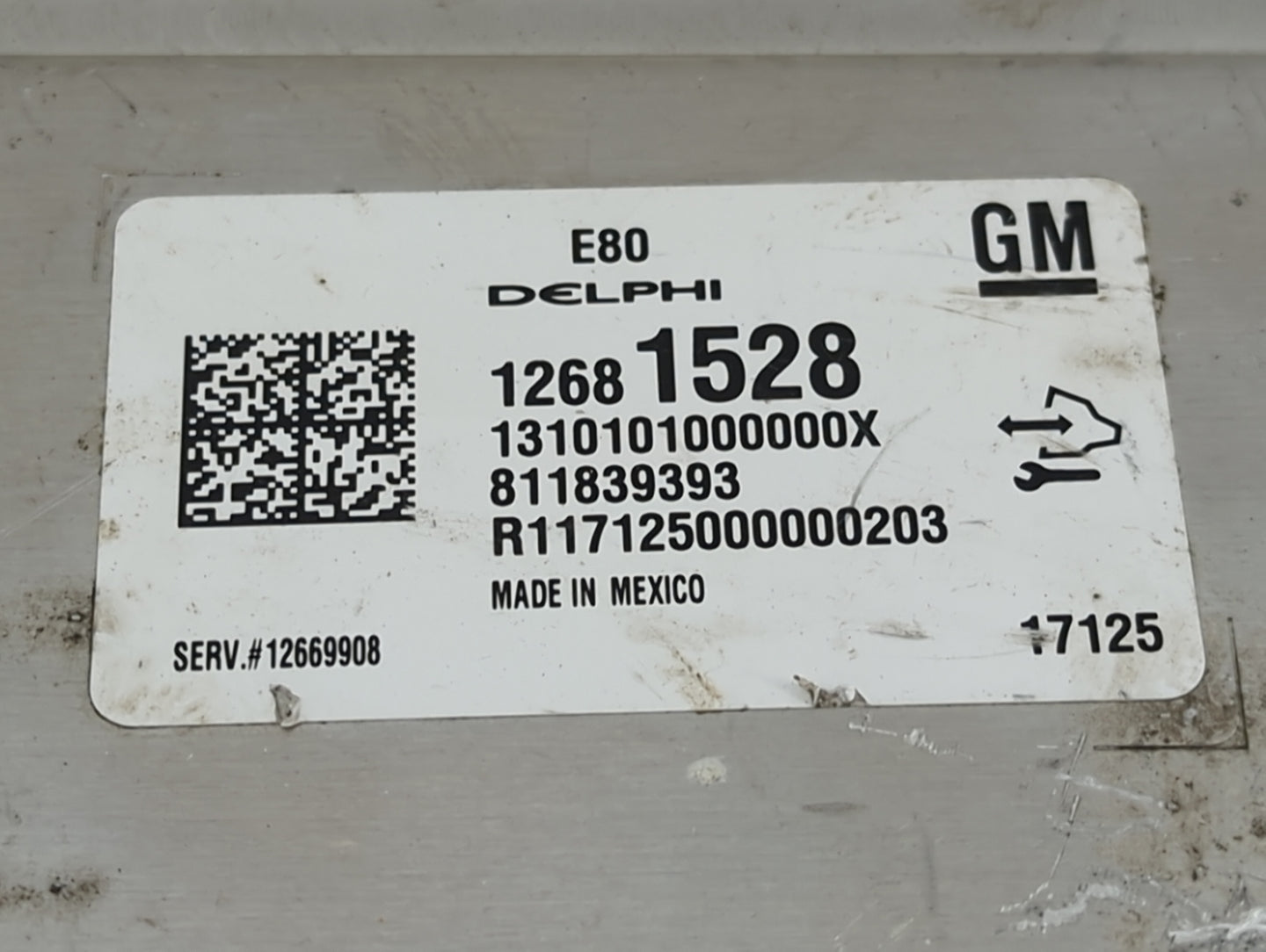 2017 Chevrolet Camaro PCM Engine Control Computer ECU ECM PCU OEM P/N:12681528 12669908 Fits Fits 2018 2019 2020 OEM Used Au