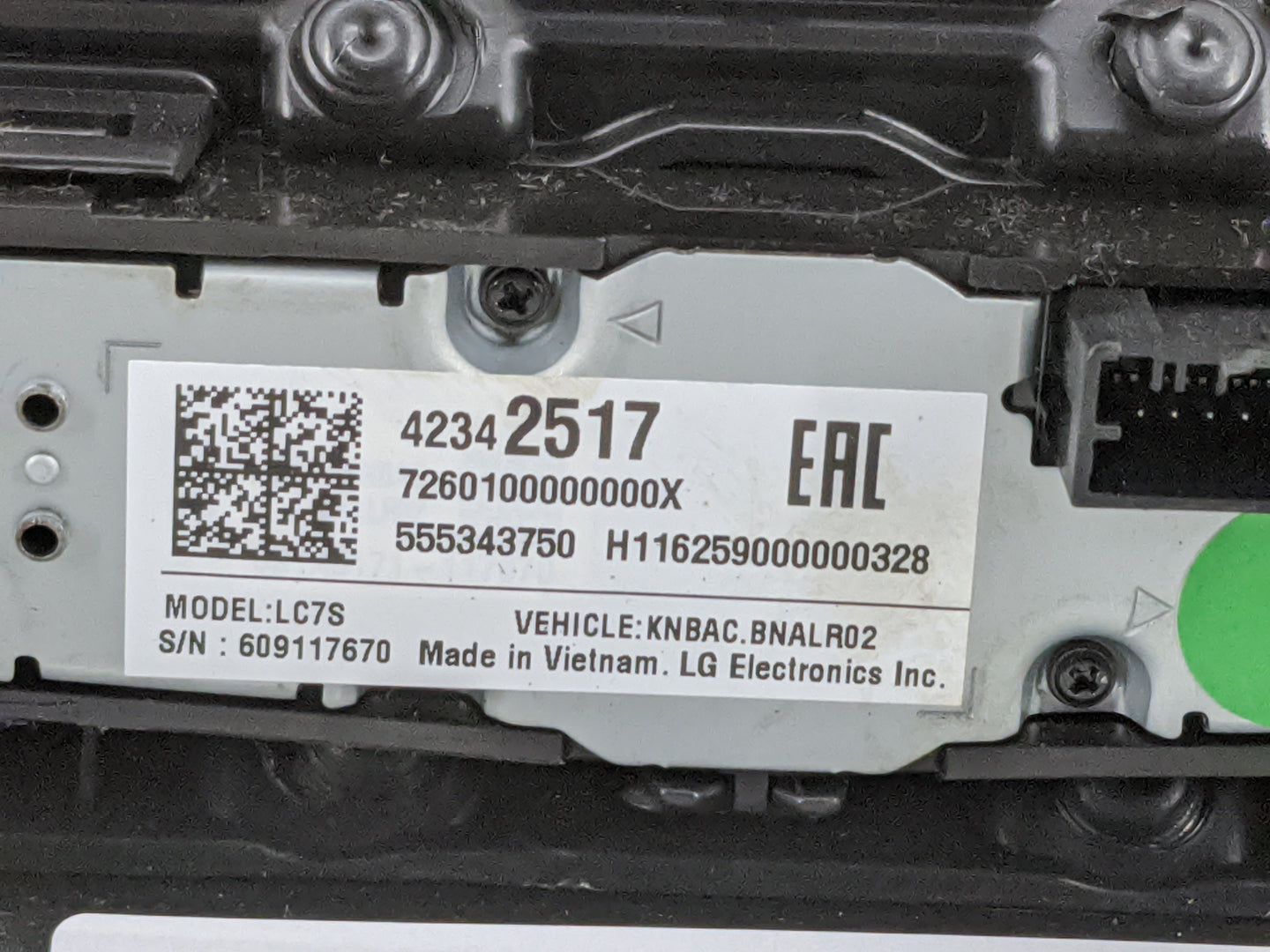 2017 Chevrolet Camaro Radio Control Panel 1478405 - Oemusedautoparts1.com