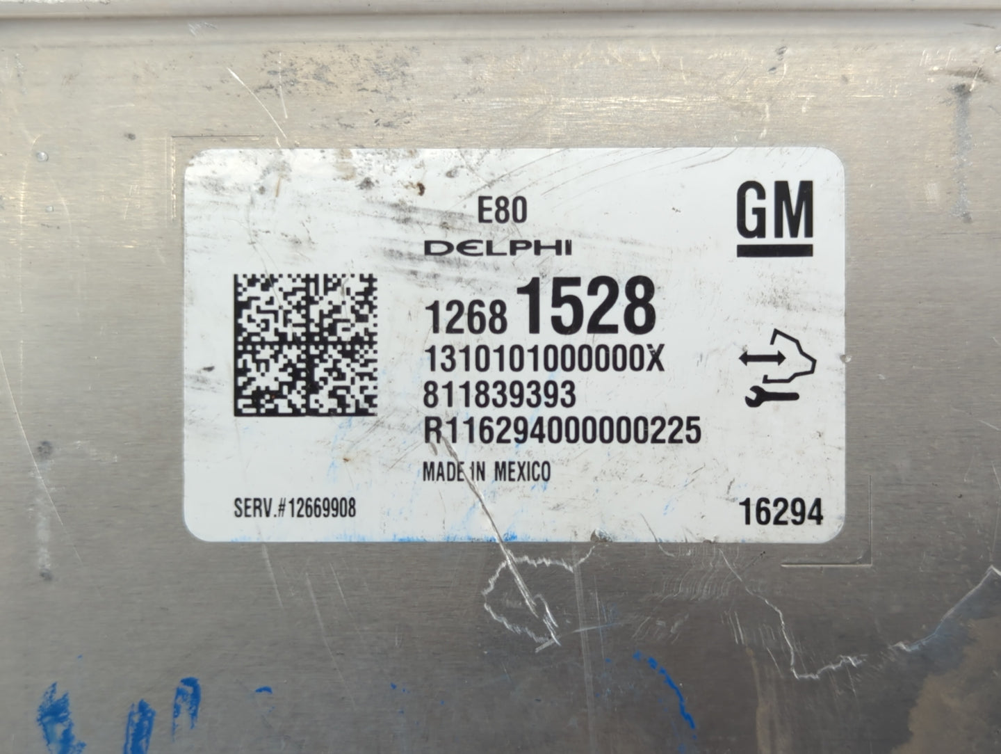 2017 Chevrolet Camaro PCM Engine Control Computer ECU ECM PCU OEM P/N:12669908 12681528, 12687296 Fits Fits 2018 2019 2020 O