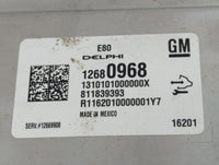 2017 Chevrolet Camaro PCM Engine Control Computer ECU ECM PCU OEM P/N:12680968 Fits Fits 2018 2019 2020 OEM Used Auto Parts 