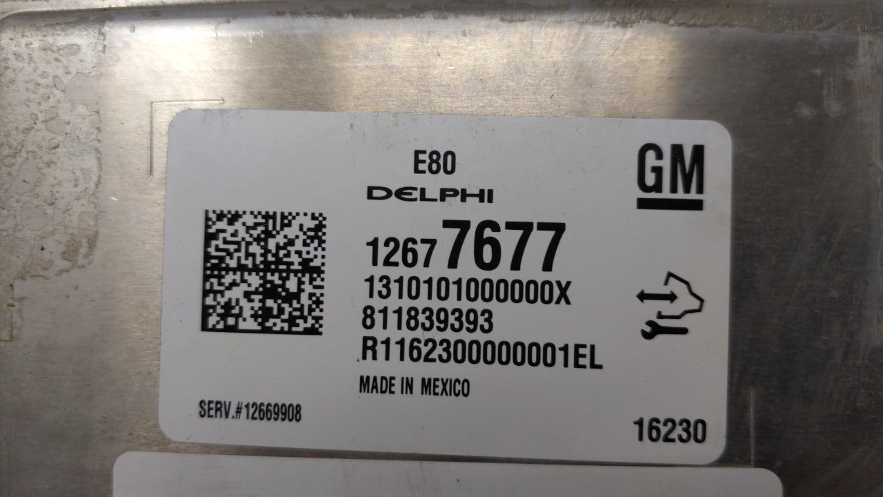 2017 Chevrolet Camaro PCM Engine Control Computer ECU ECM PCU OEM P/N:12677677 12686384, 12680876 Fits Fits 2018 2019 2020 O