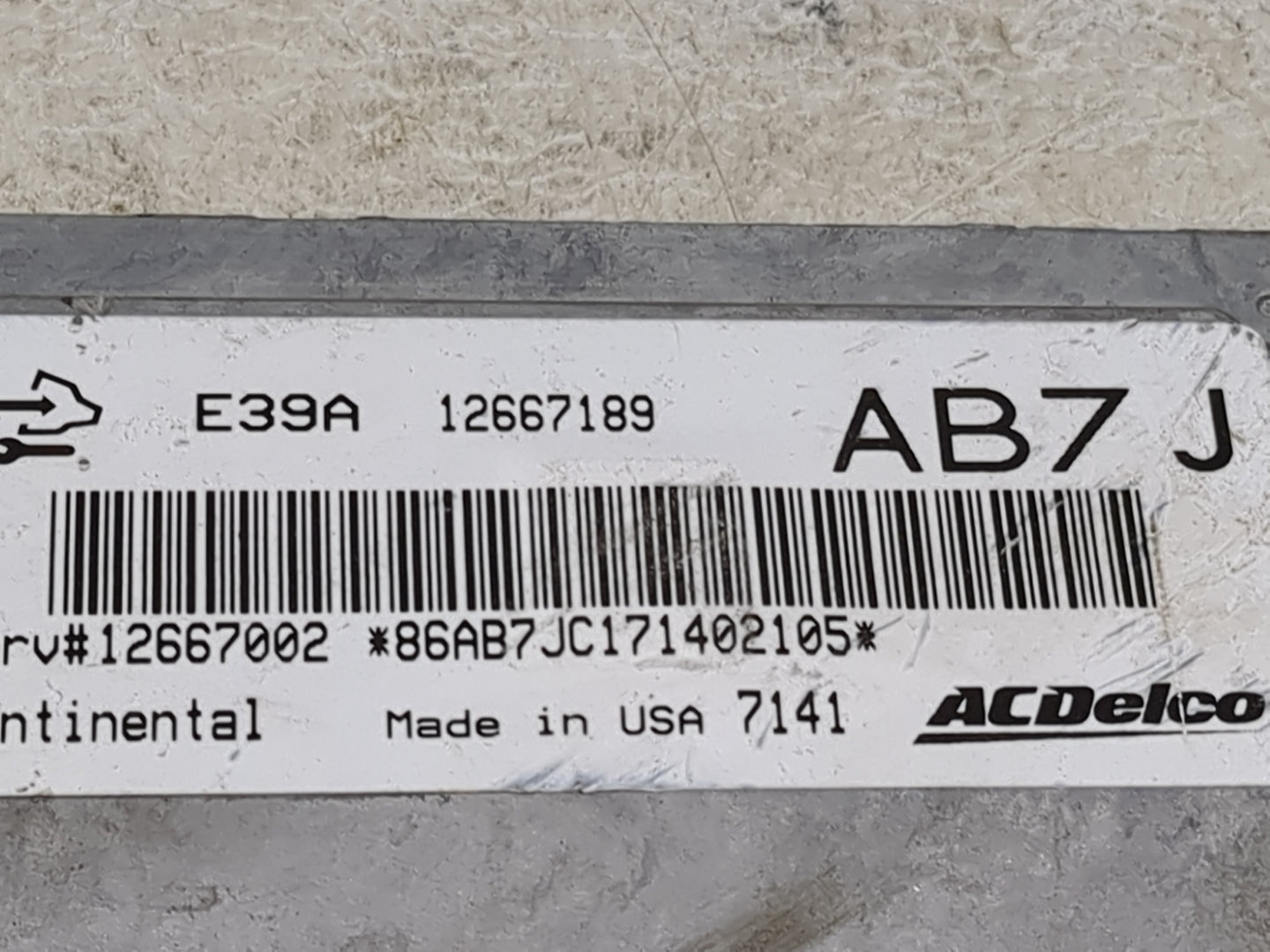 2017 Chevrolet Caprice PCM Engine Control Computer ECU ECM PCU OEM P/N:12667189 12667189 Fits Fits 2018 2019 OEM Used Auto P