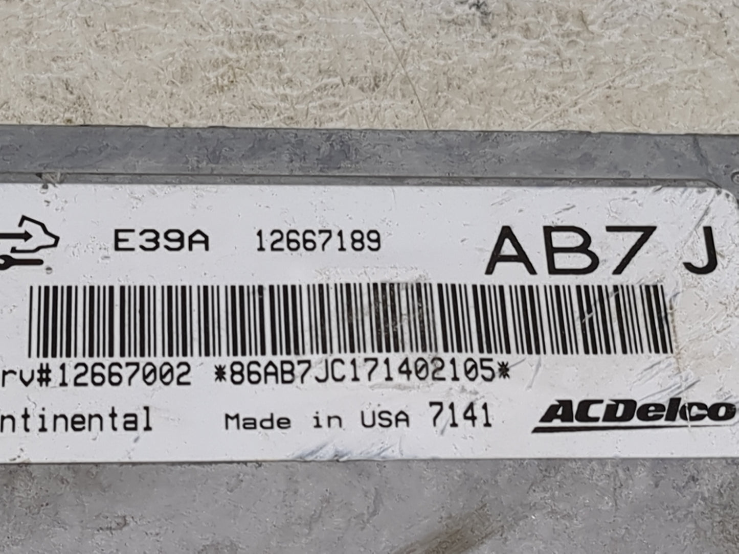 2017 Chevrolet Caprice PCM Engine Control Computer ECU ECM PCU OEM P/N:12667189 12667189 Fits Fits 2018 2019 OEM Used Auto P