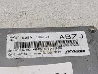 compare product 2017 Chevrolet Caprice PCM Engine Control Computer ECU ECM PCU OEM P/N:12667189 12667189 Fits Fits 2018 2019 OEM Used Auto Parts