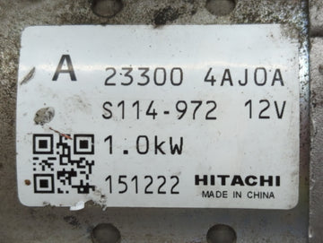 2015-2018 Chevrolet City Express Car Starter Motor Solenoid OEM P/N:23300 4AJ0A Fits Fits 2015 2016 2017 2018 OEM Used Auto Parts