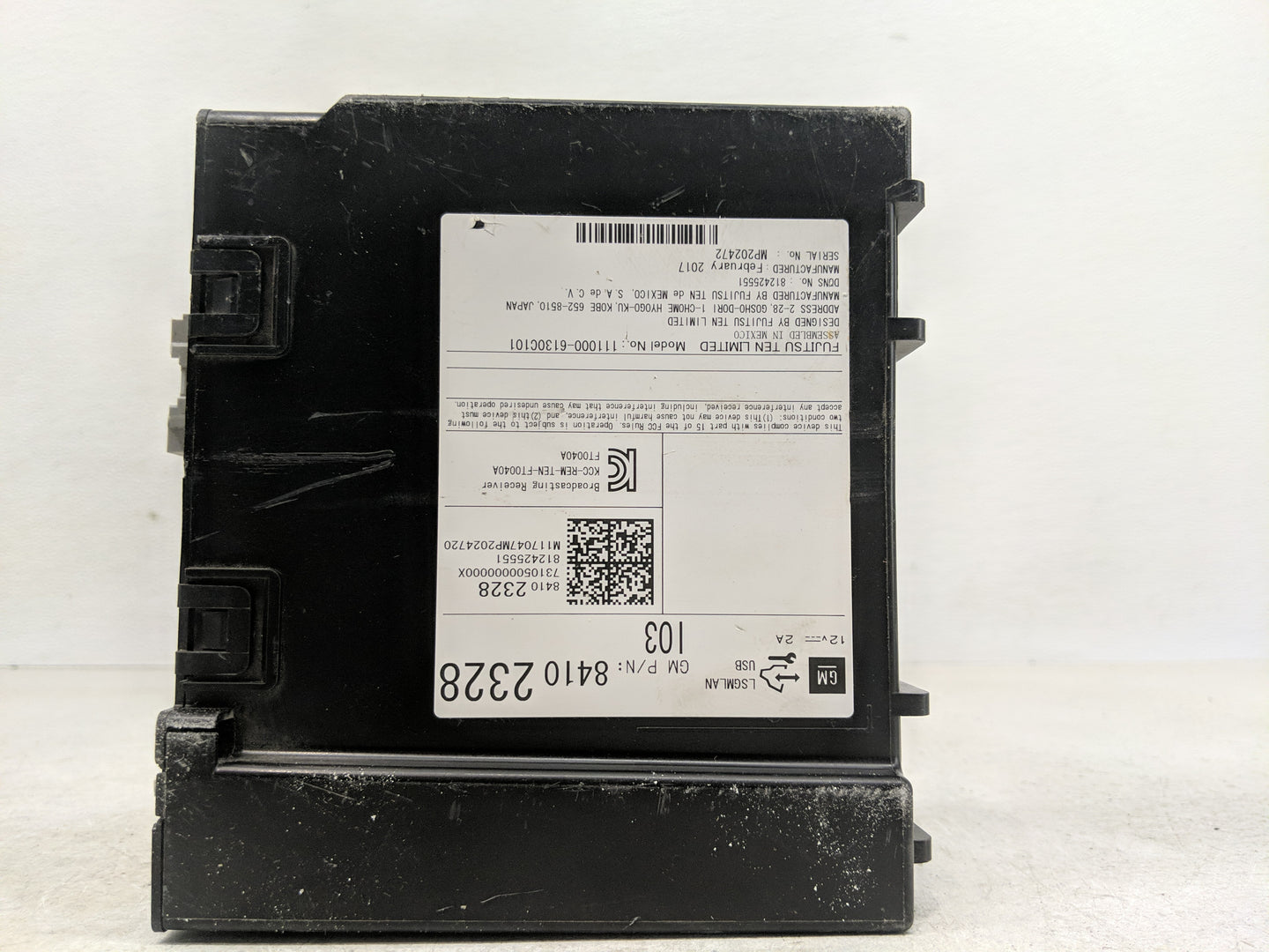 2015-2019 Chevrolet Colorado Radio AM FM Cd Player Receiver Replacement P/N:84102328 Fits Fits 2015 2016 2017 2018 2019 OEM 