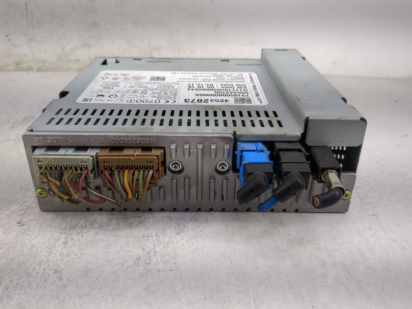 2017-2019 Chevrolet Colorado Radio AM FM Cd Player Receiver Replacement P/N:73105000000XX 5553437S0 Fits Fits 2017 2018 2019