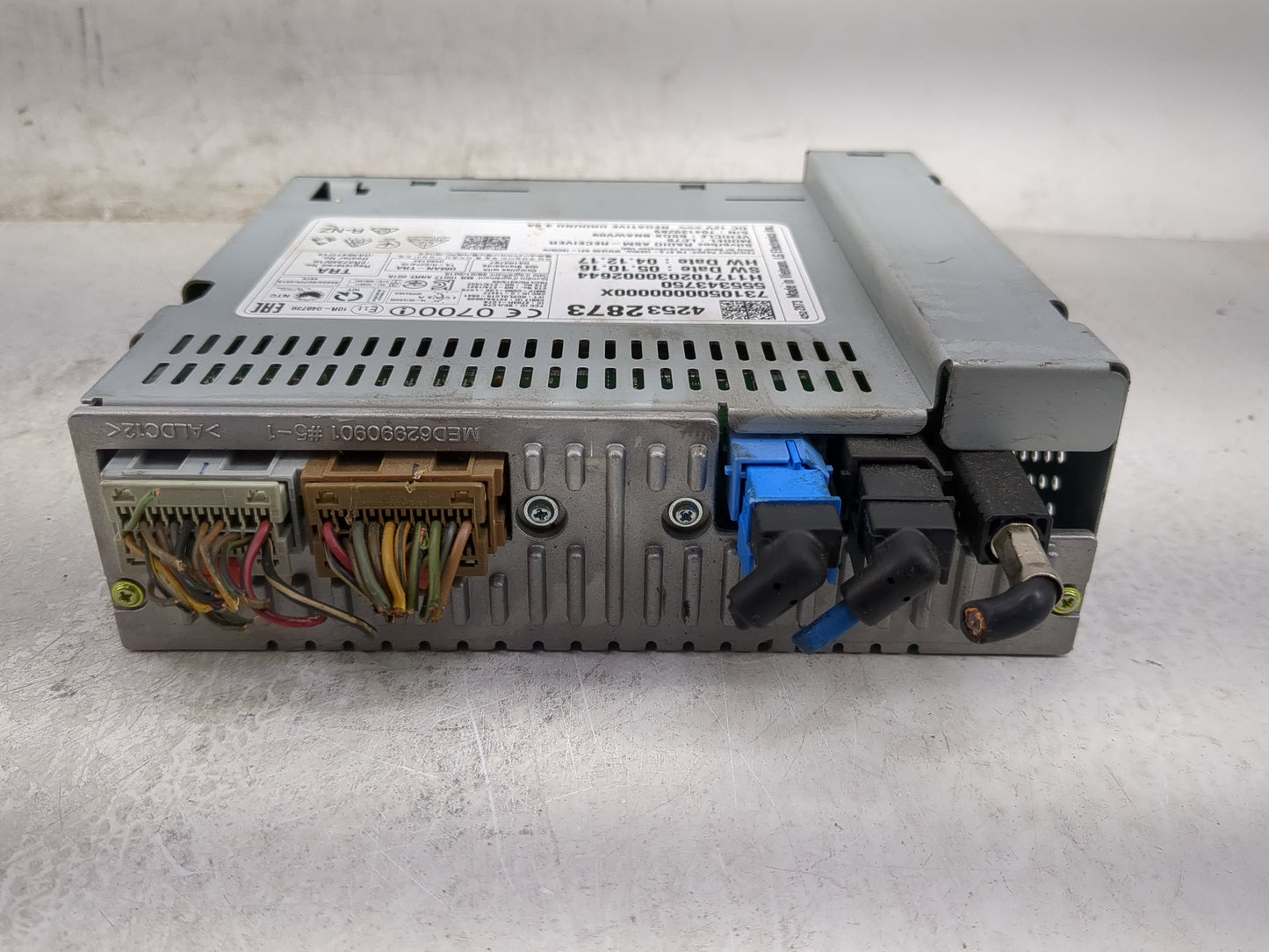2017-2019 Chevrolet Colorado Radio AM FM Cd Player Receiver Replacement P/N:73105000000XX 5553437S0 Fits Fits 2017 2018 2019