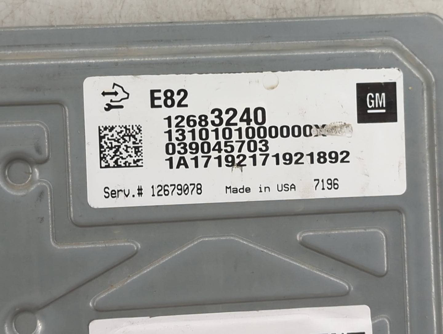 2017-2022 Chevrolet Colorado PCM Engine Control Computer ECU ECM PCU OEM P/N:12683240 12679078 Fits OEM Used Auto Parts - Oe