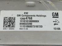 2017 Chevrolet Corvette PCM Engine Control Computer ECU ECM PCU OEM P/N:848032280 12664768 Fits Fits 2016 2018 OEM Used Auto