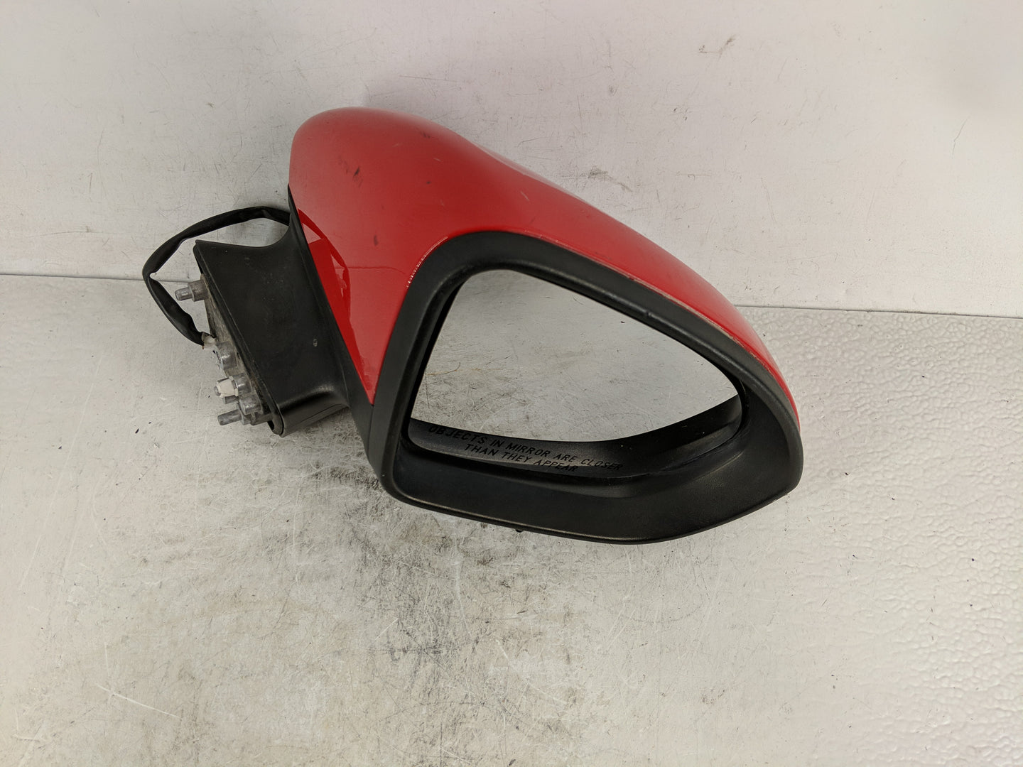 2016-2018 Chevrolet Cruze Driver Left Side View Manual Door Mirror Red - Oemusedautoparts1.com