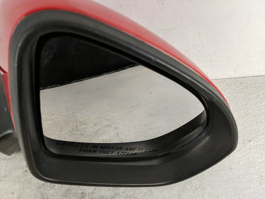 2016-2018 Chevrolet Cruze Driver Left Side View Manual Door Mirror Red