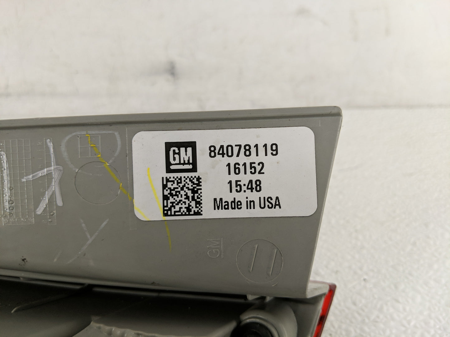2017 Chevrolet Cruze Tail Light Assembly Driver Left OEM P/N:84078119 Fits OEM Used Auto Parts - Oemusedautoparts1.com