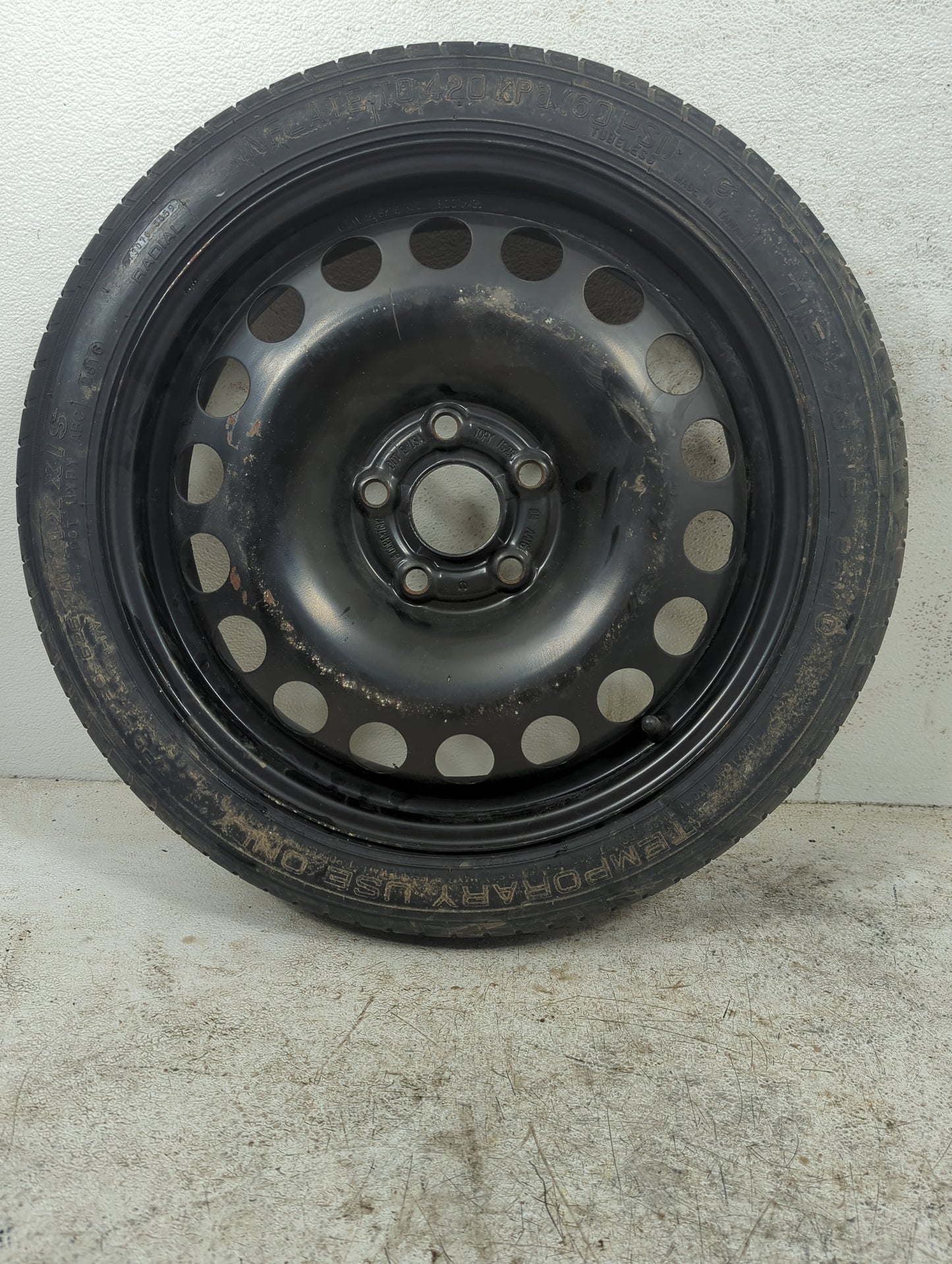 2016-2019 Chevrolet Cruze Spare Donut Tire Wheel Rim Oem 1213570 - Oemusedautoparts1.com