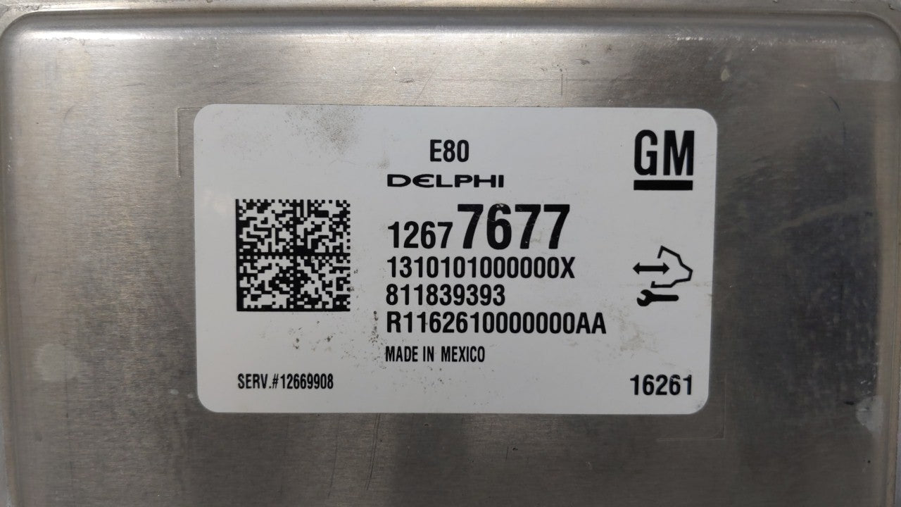 2017-2019 Chevrolet Cruze PCM Engine Control Computer ECU ECM PCU OEM P/N:12680876 12677677 Fits OEM Used Auto Parts - Oemus