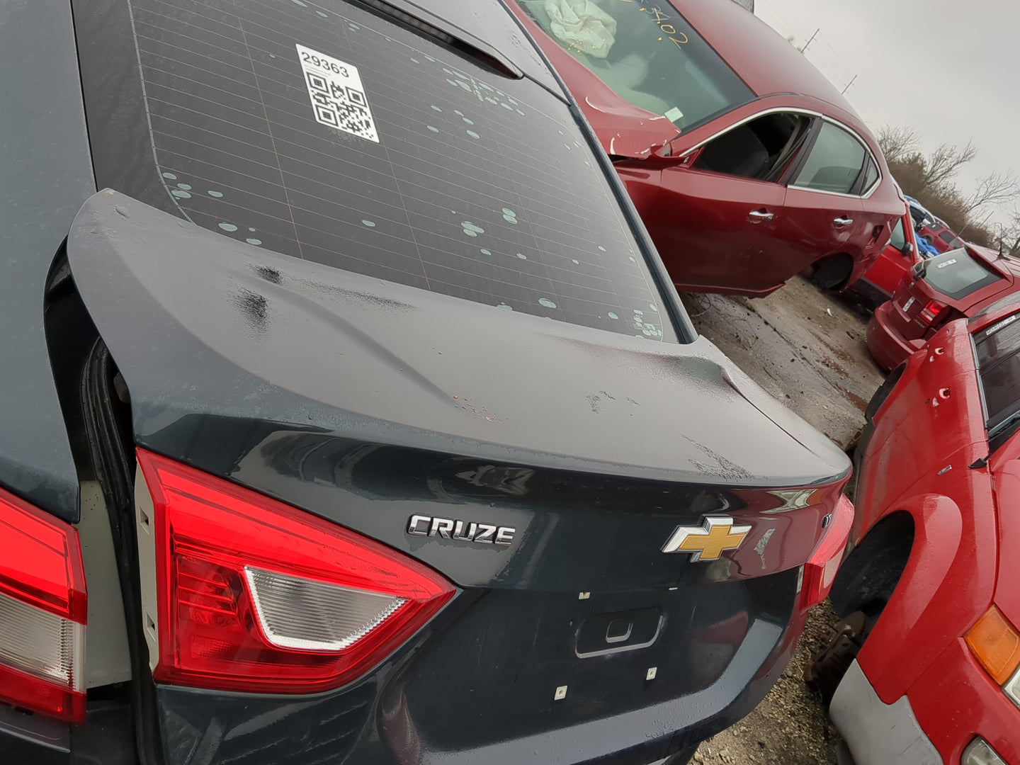 2016-2017 Chevrolet Cruze Trunk/decklid/hatch/tailgate Oem - Oemusedautoparts1.com