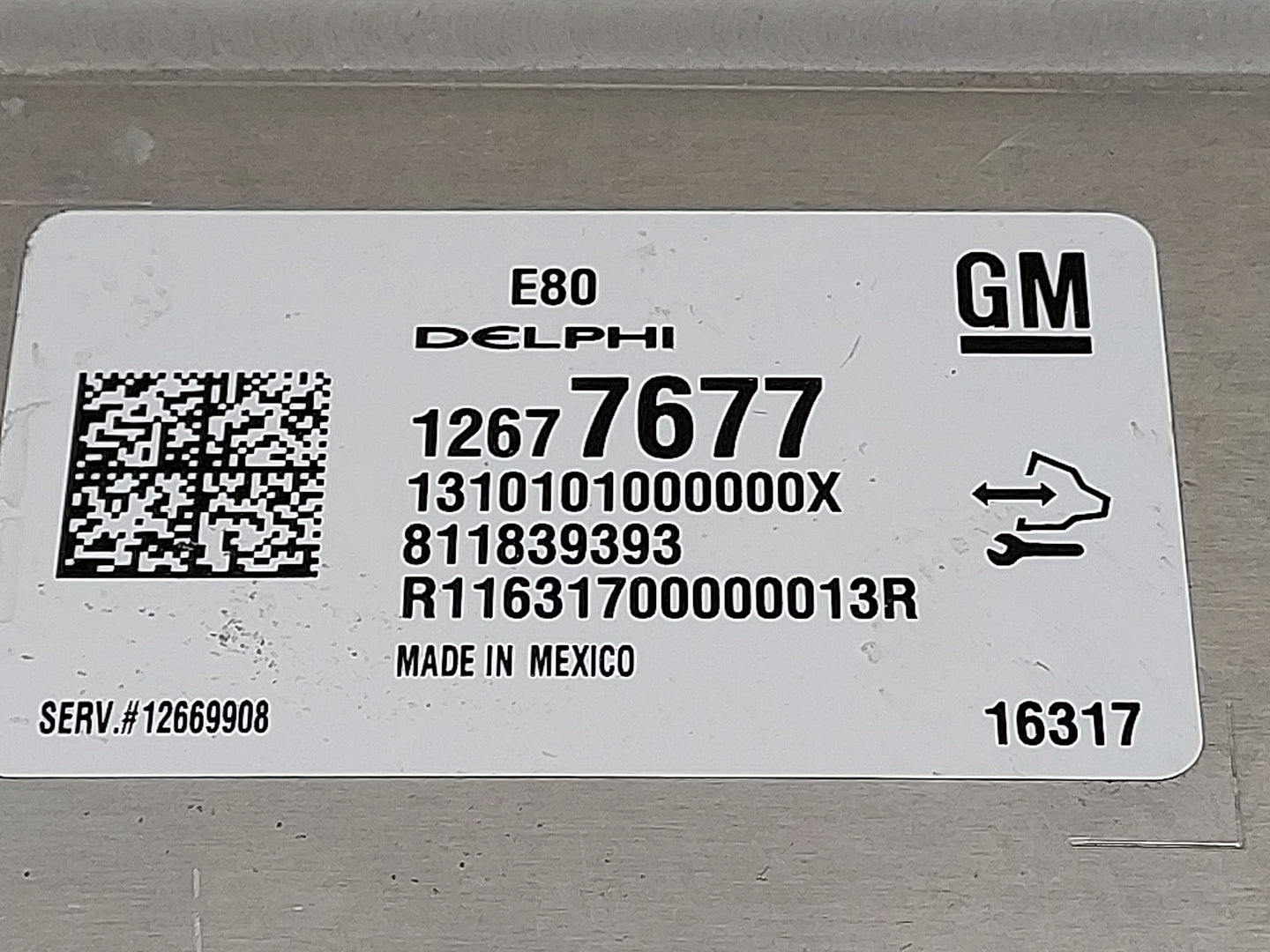 2017-2019 Chevrolet Cruze PCM Engine Control Computer ECU ECM PCU OEM Fits Fits 2017 2018 2019 2020 2021 2022 OEM Used Auto 
