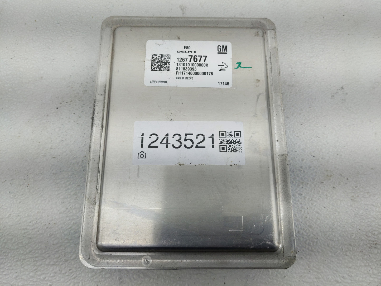 2017-2019 Chevrolet Cruze PCM Engine Control Computer ECU ECM PCU OEM P/N:12677677 Fits Fits 2017 2018 2019 2020 2021 2022 O