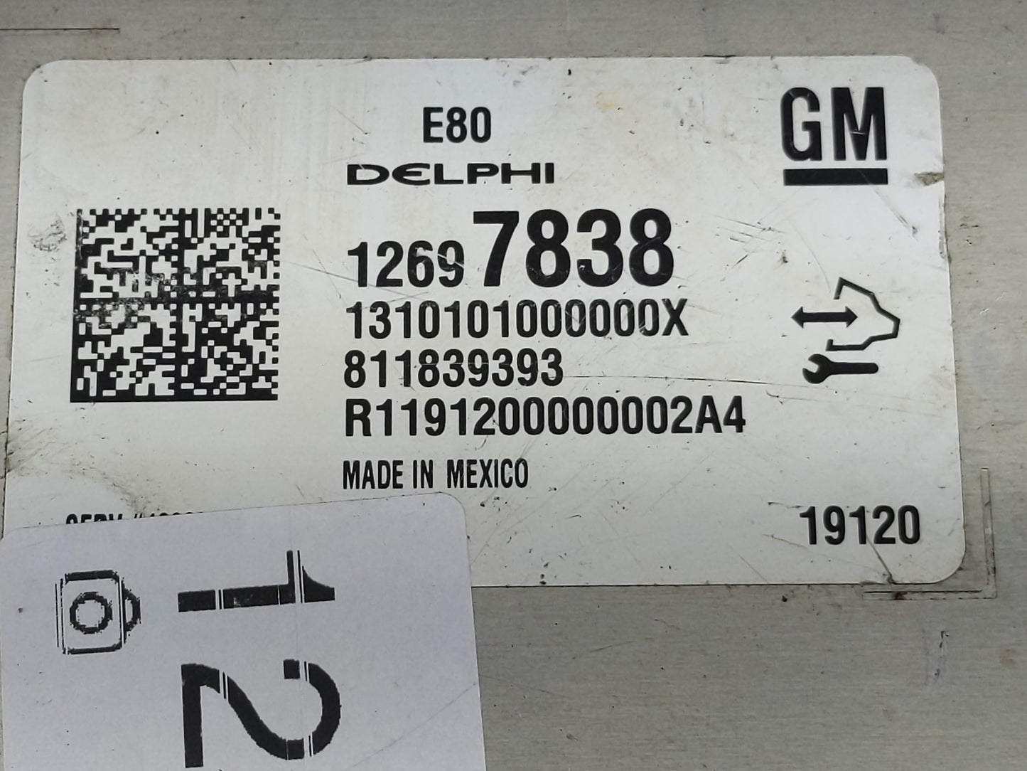 2017-2019 Chevrolet Cruze PCM Engine Control Computer ECU ECM PCU OEM P/N:811839393 12697838 Fits OEM Used Auto Parts - Oemu