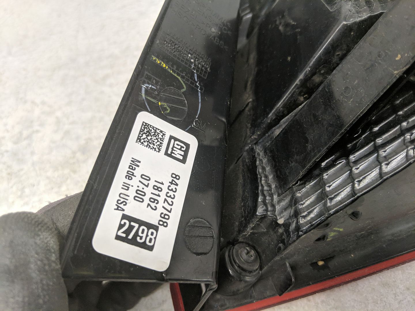 2017-2019 Chevrolet Cruze Tail Light Assembly Driver Left OEM Fits Fits 2017 2018 2019 OEM Used Auto Parts - Oemusedautopart